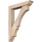 Ekena Millwork Balboa Traditional Smooth Bracket w/ Offset Brace, Douglas Fir, 5 1/2"W x 28"D x 36"H BKT0604X28X36BOA01SDF - alternate 1
